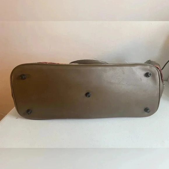 Vintage American Trunk & Case Tapestry 90s travel‎ bag Weekender EUC! - Picture 13 of 13